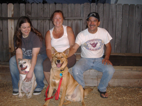 Kasey and his new family in Vallejo, CA!