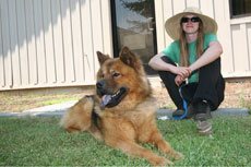 Elizabeth and the Yuba City Chow Boy!